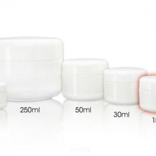 Dosen Tiegel weiß 15 ml *VPE 10 Stück*