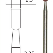 XENOX Edelkorund Schleifstifte, 5-er Pack - EuBeCos