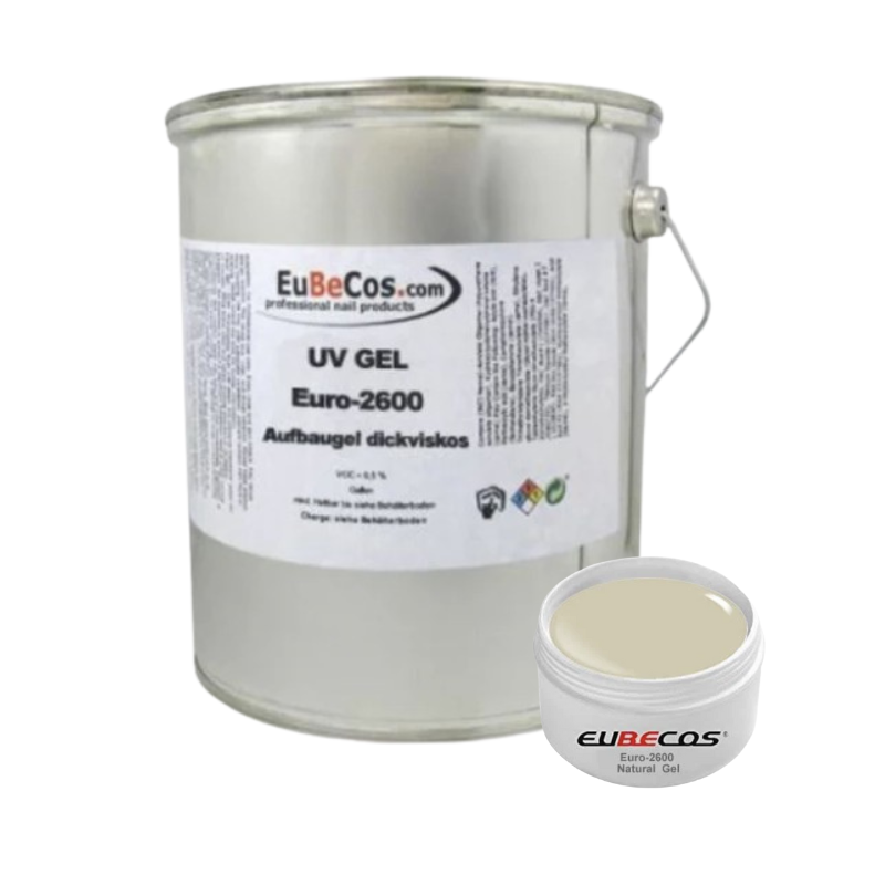 Gel Euro 2600 Aufbau- Builder Gel - 3000 ml - EuBeCos