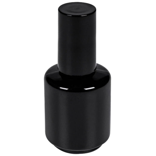 Nagellackflaschen 15 ml - schwarz *VPE 10 Stück* - EuBeCos