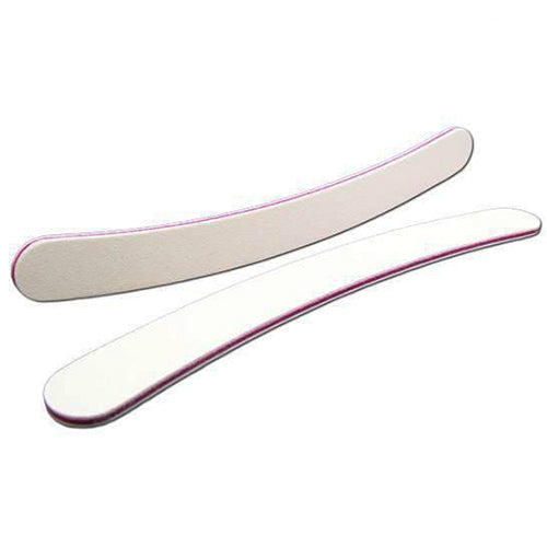 Profi Feile gebogen weiß - EuBeCos