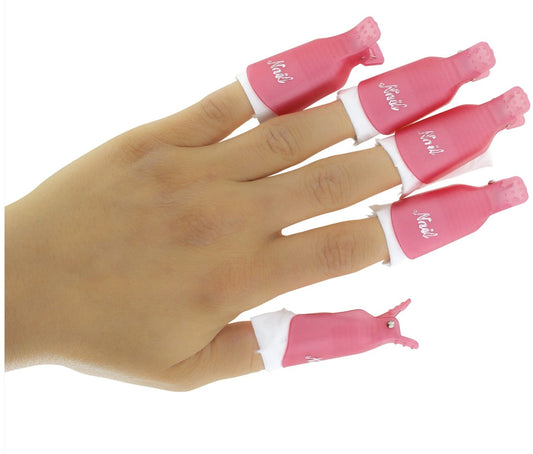 Shellac UV Polish Remover Soak-Off Clips 10 Stück.