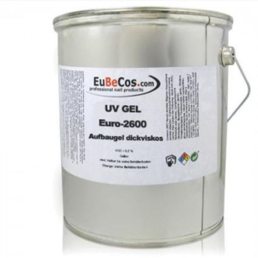 Gel Euro 2600 Aufbau- Builder Gel - 3000 ml - EuBeCos