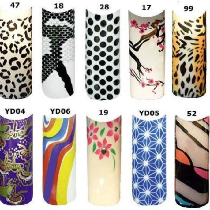Nailart Design Tips 70 Stck. in Tipbox - EuBeCos