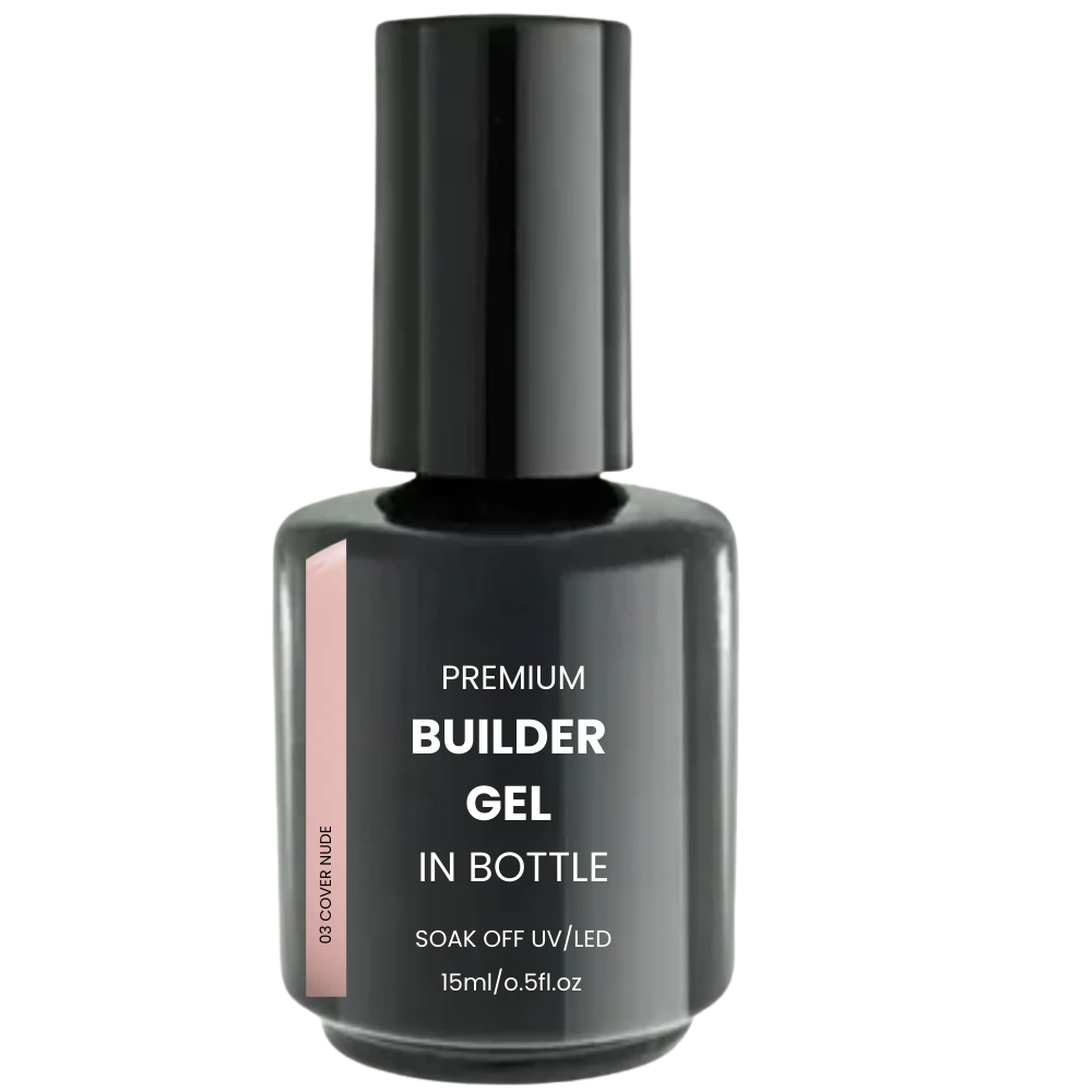 Premium BUILDER GEL IN BOTTLE extra strong  -  03 Cover Nude 15ml Flasche