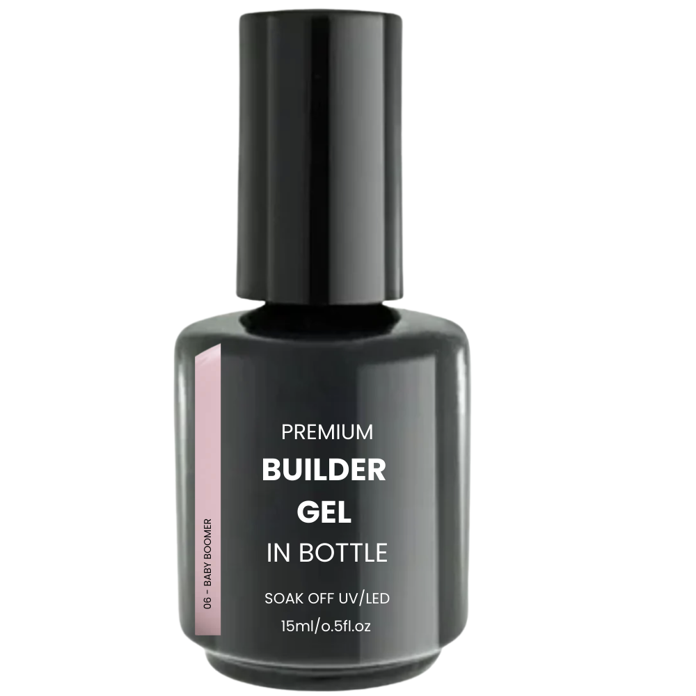 Premium BUILDER GEL IN BOTTLE extra strong  -  06 Baby Boomer 15ml Flasche