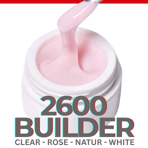 Gel Euro-2600 Aufbau- Builder Gel 30 ml dickviskos - EuBeCos