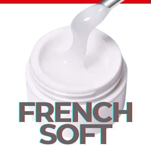French Soft - weiß / Euro 6000 / French Soft White UV Gel - 30 ml