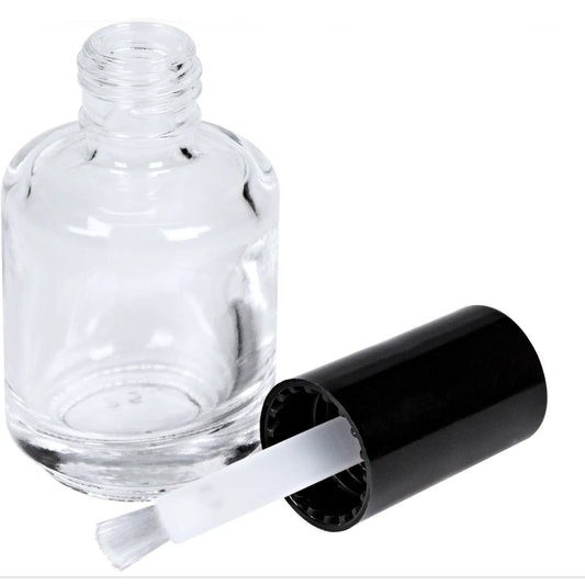 Nagellackflaschen 15 ml - klar *VPE 10 Stück* - EuBeCos