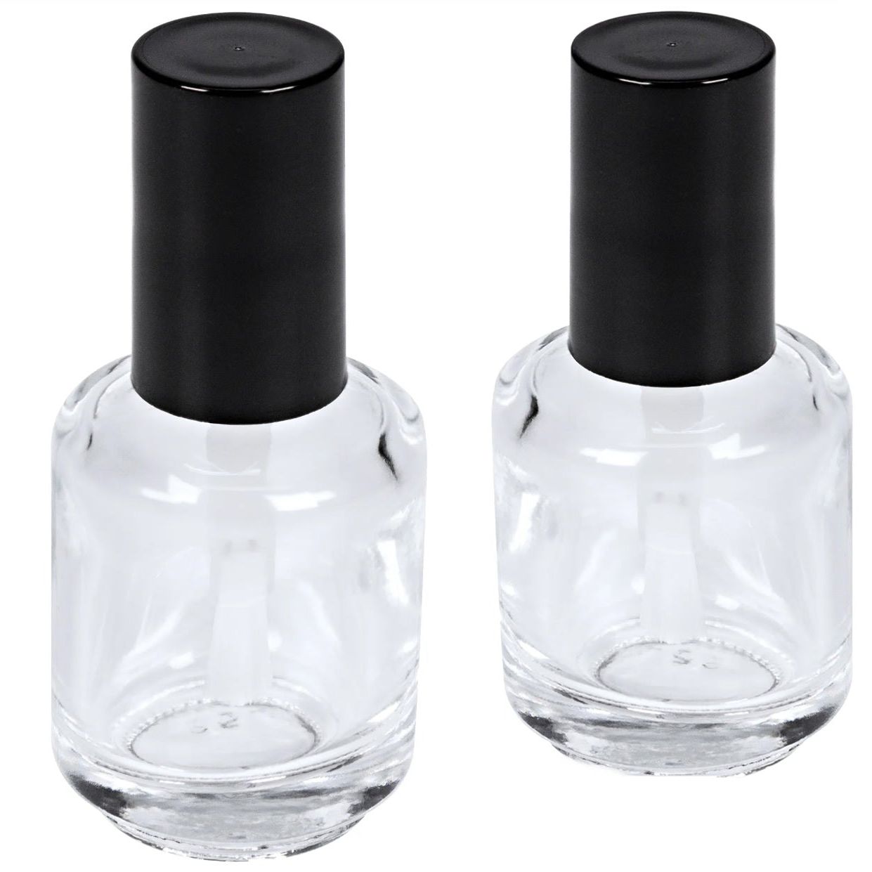 Nagellackflaschen 15 ml - klar *VPE 10 Stück* - EuBeCos