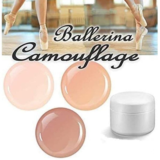 BALLERINA Camouflage Farbgel Set 3x 5ml