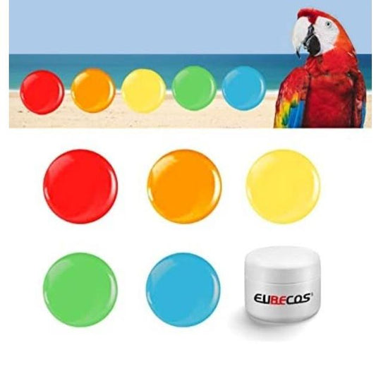 Tropical Parrot Wetlook Farbgel Set 5 x 5 ml